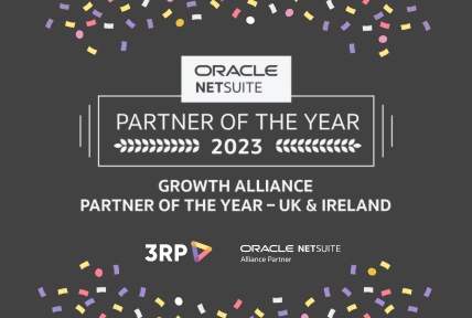 3RP awarded NetSuite Growth Partner of the Year